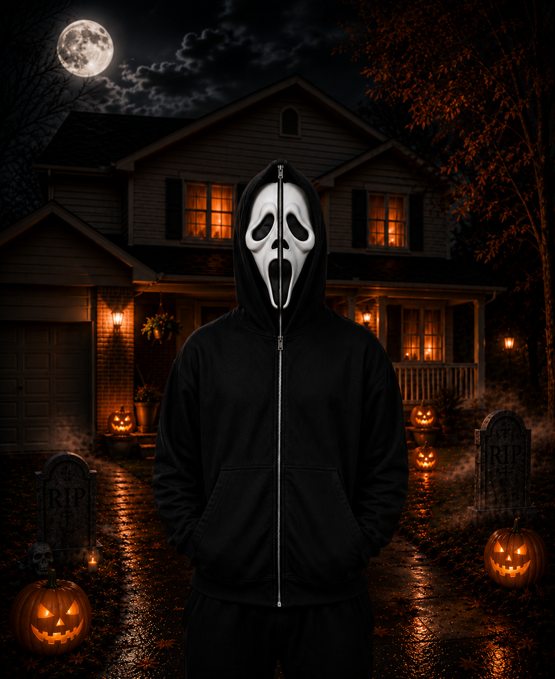 Horror Zip Up Hoodie